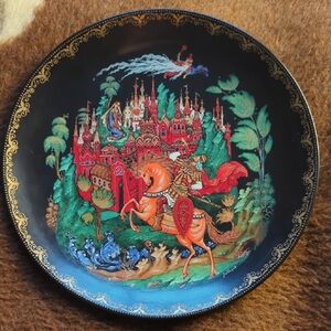 Russian Legends Ruslan And Lyudmilla Decorative Plate